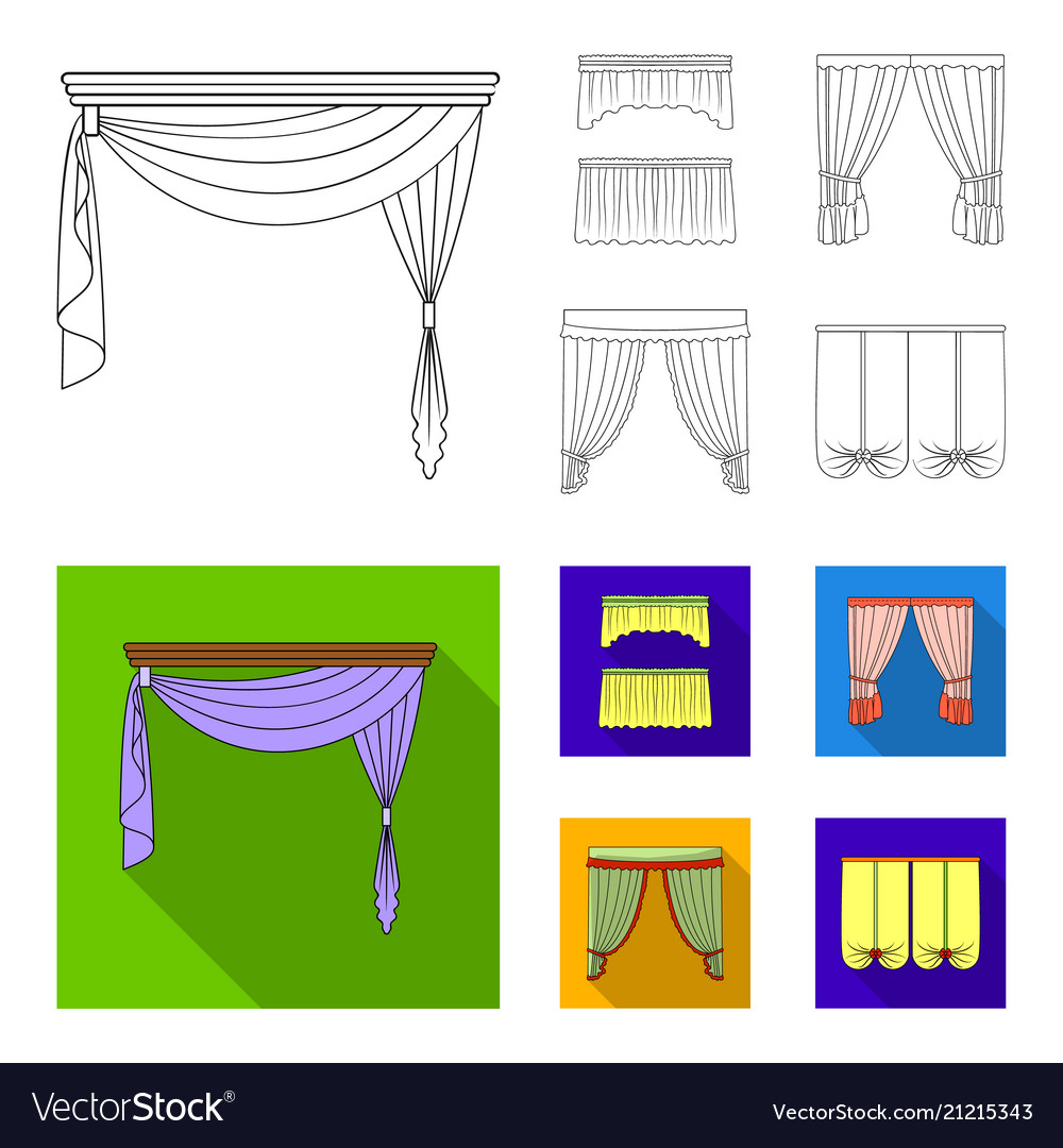 Different types of window curtainscurtains set