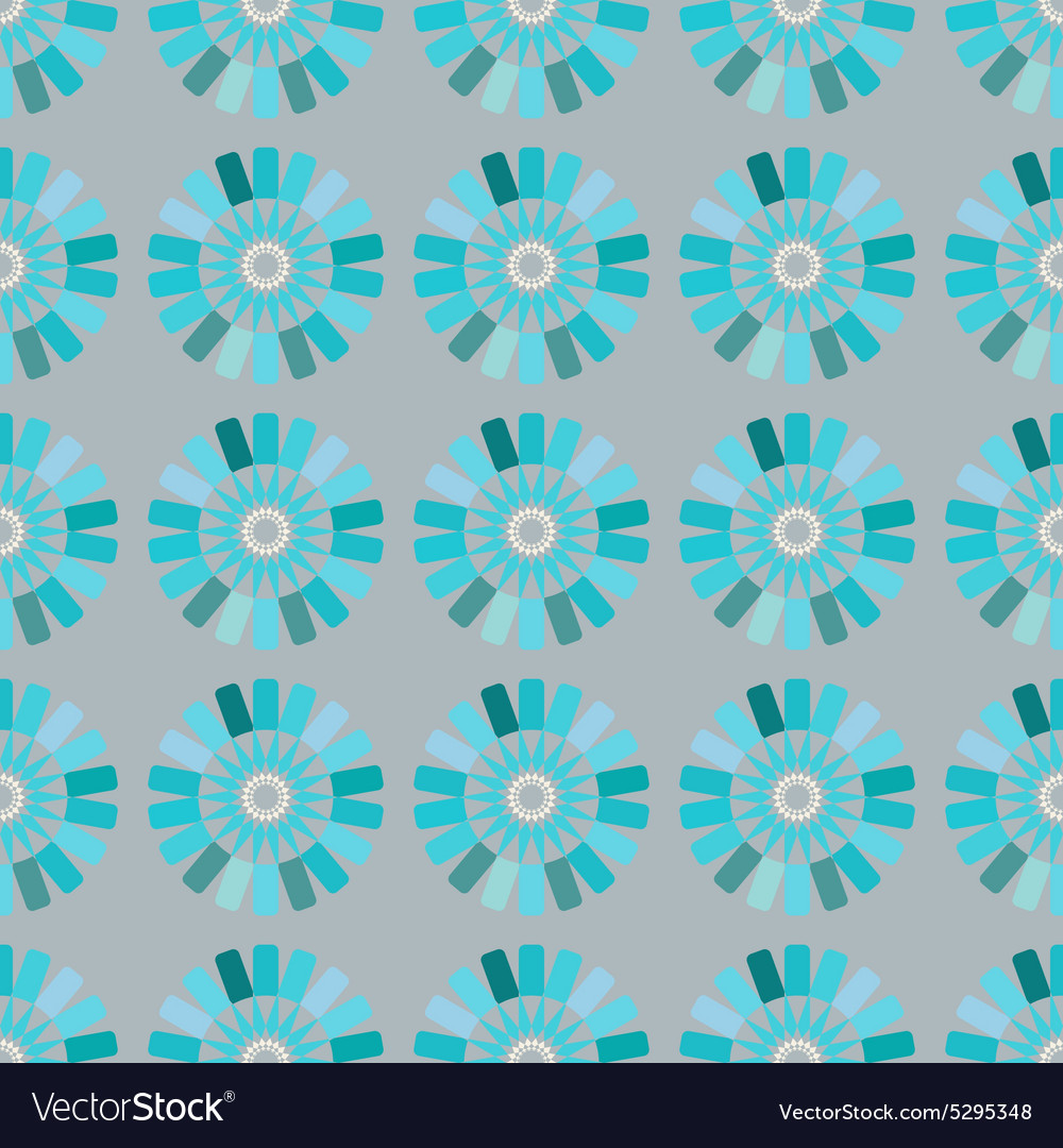 Abstract floral seamless pattern