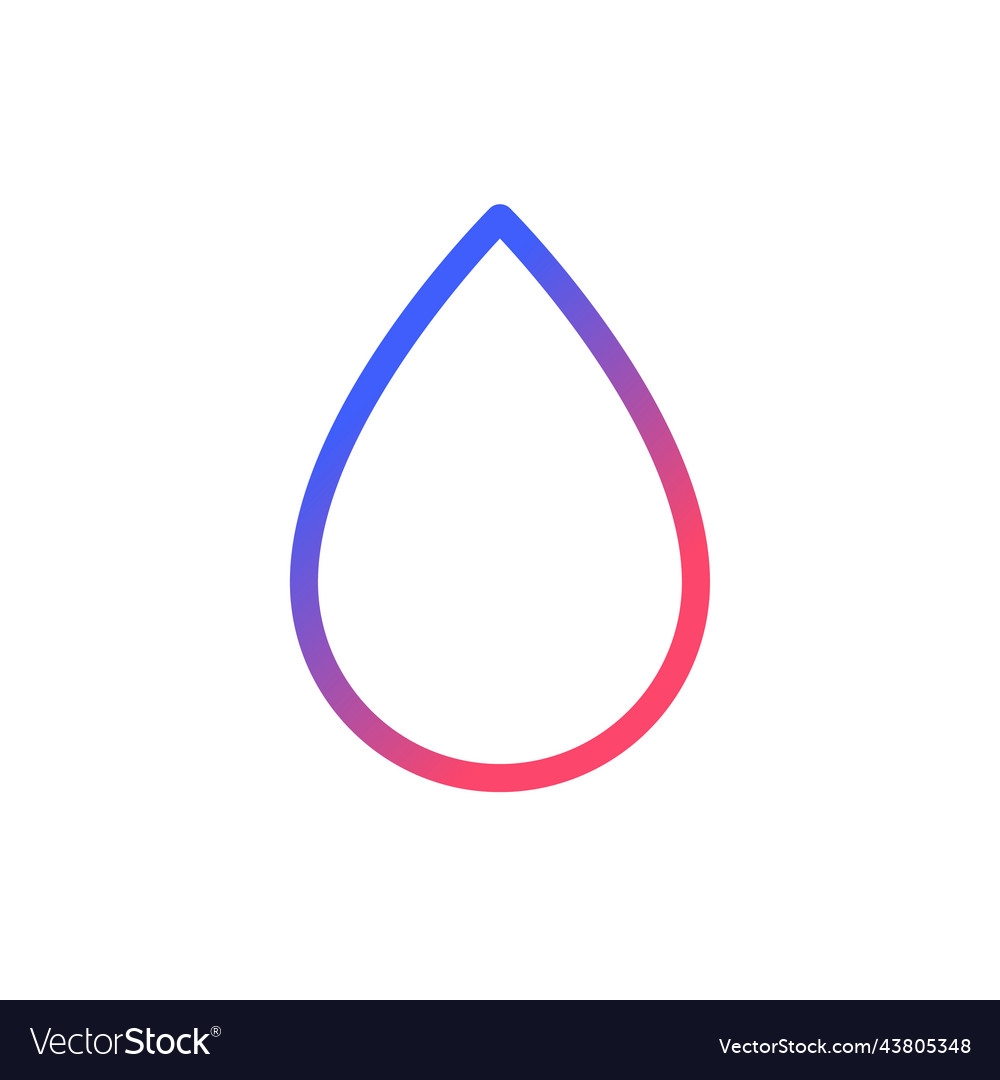 Blur pixel perfect gradient linear ui icon vector image Blur pixel perfect gradient linear ui icon