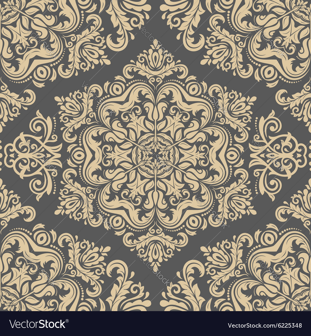Damask seamless pattern