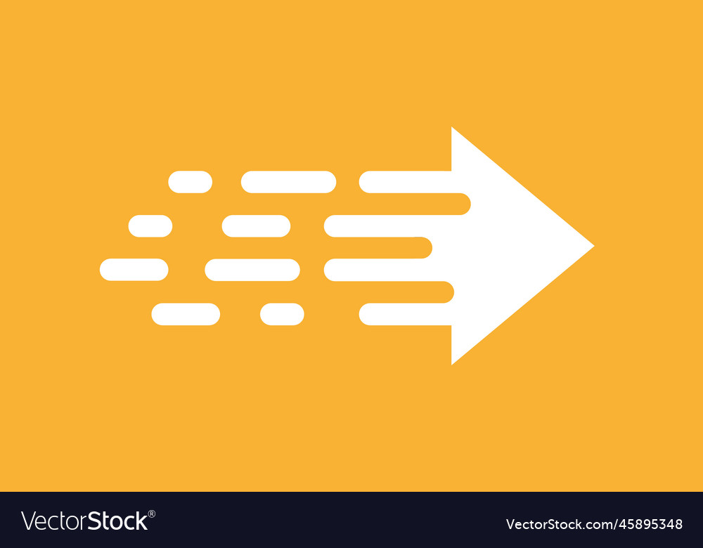 Fractured pixelated transition arrow icon with hal vector image Fractured pixelated transition arrow icon with hal