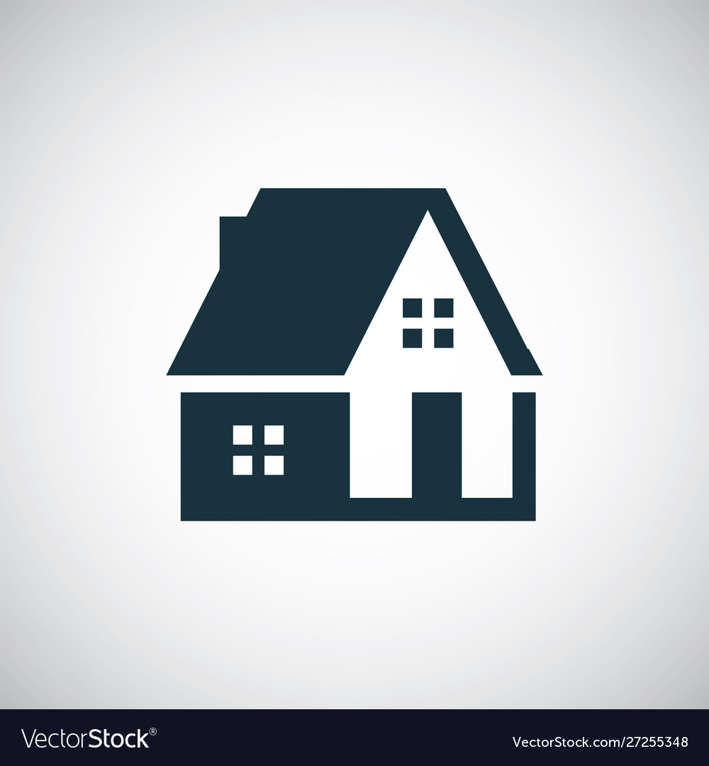 Home icon for web and ui on white background