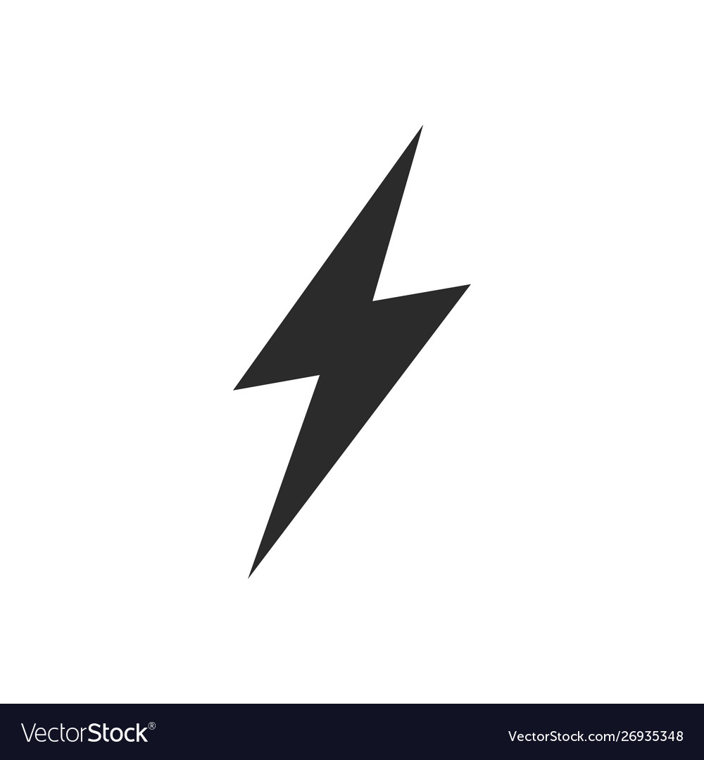 Lightning icon thunder and bolt flash icon Vector Image