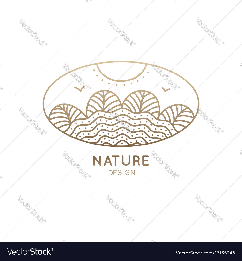 Logo oval natur