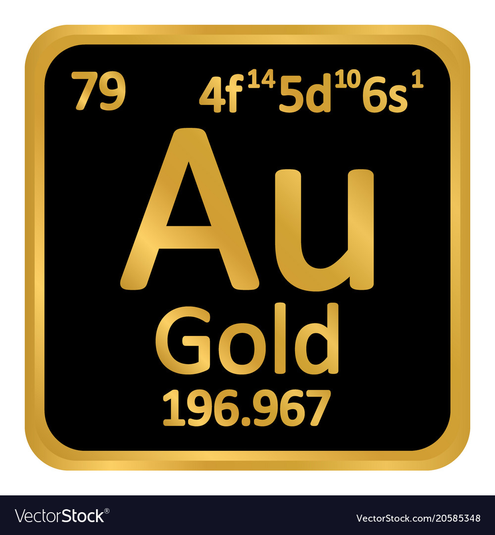 gold element periodic table