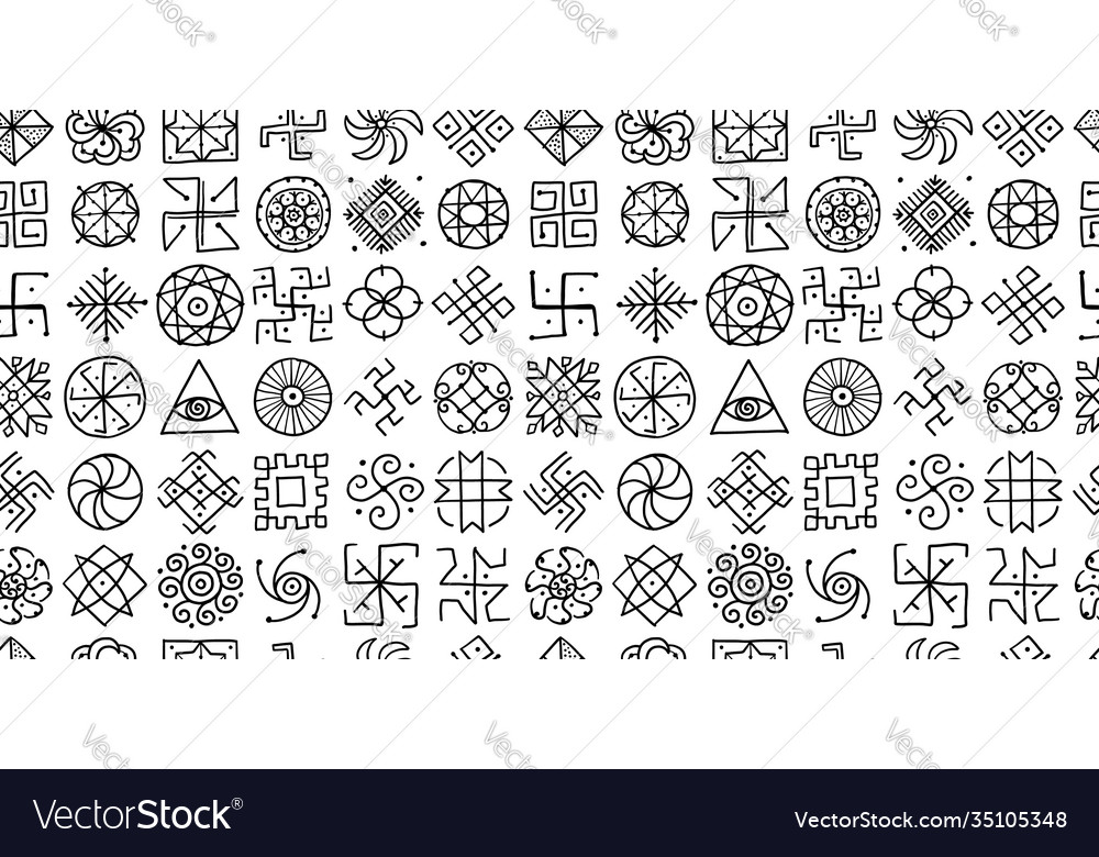 Heilige Geometrie Hintergrund nahtloses Muster