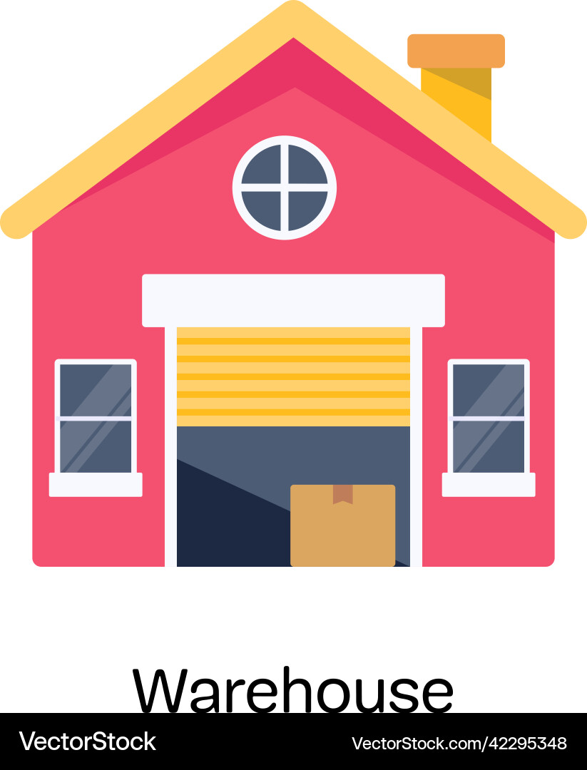 Warehouse Royalty Free Vector Image Vectorstock