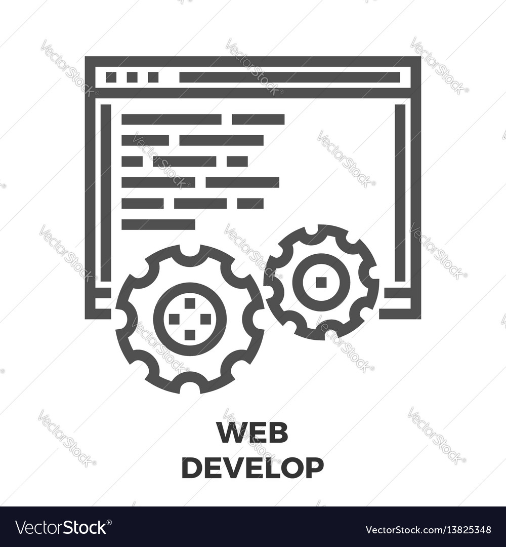 Web Development Line Icon