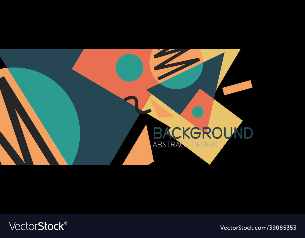 Abstract background blocks lines triangles