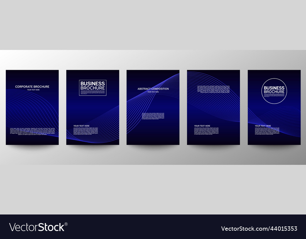 Cover geometric minimal set abstract line pattern vector image Cover geometric minimal set abstract line pattern