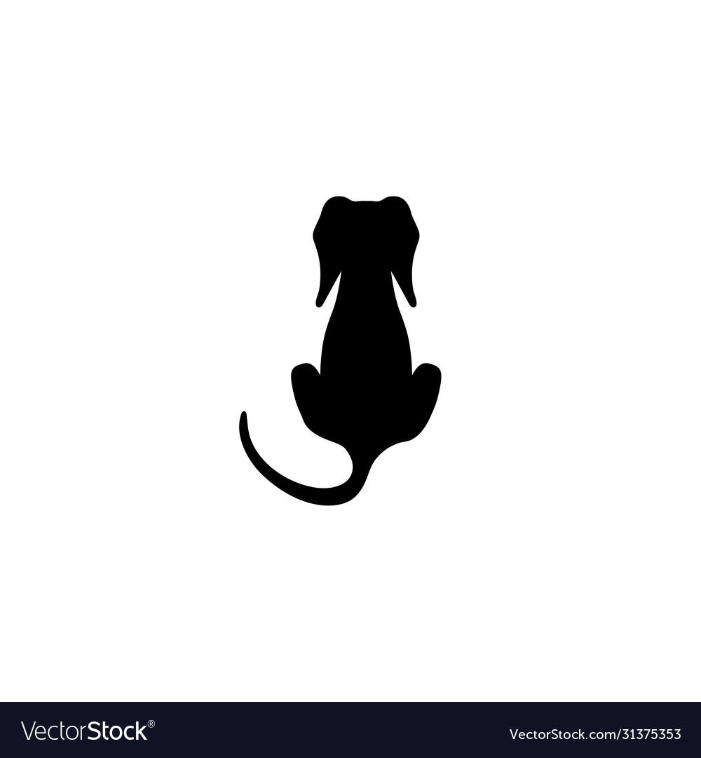 Dog flat icon Royalty Free Vector Image - VectorStock