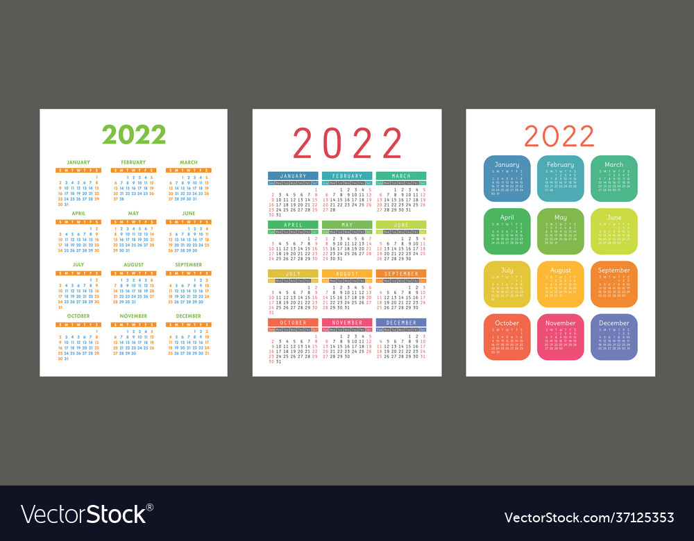 Pocket Calendar 2022 Printable Calendar 2022