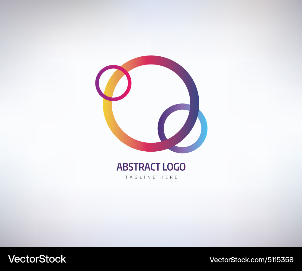 Abstract logo elements logotype template Vector Image
