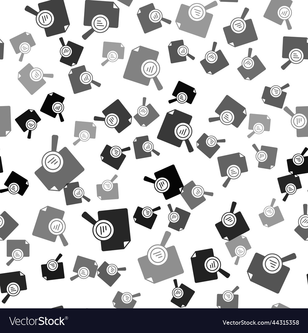 Black document with graph chart icon isolated vector image Black document with graph chart icon isolated