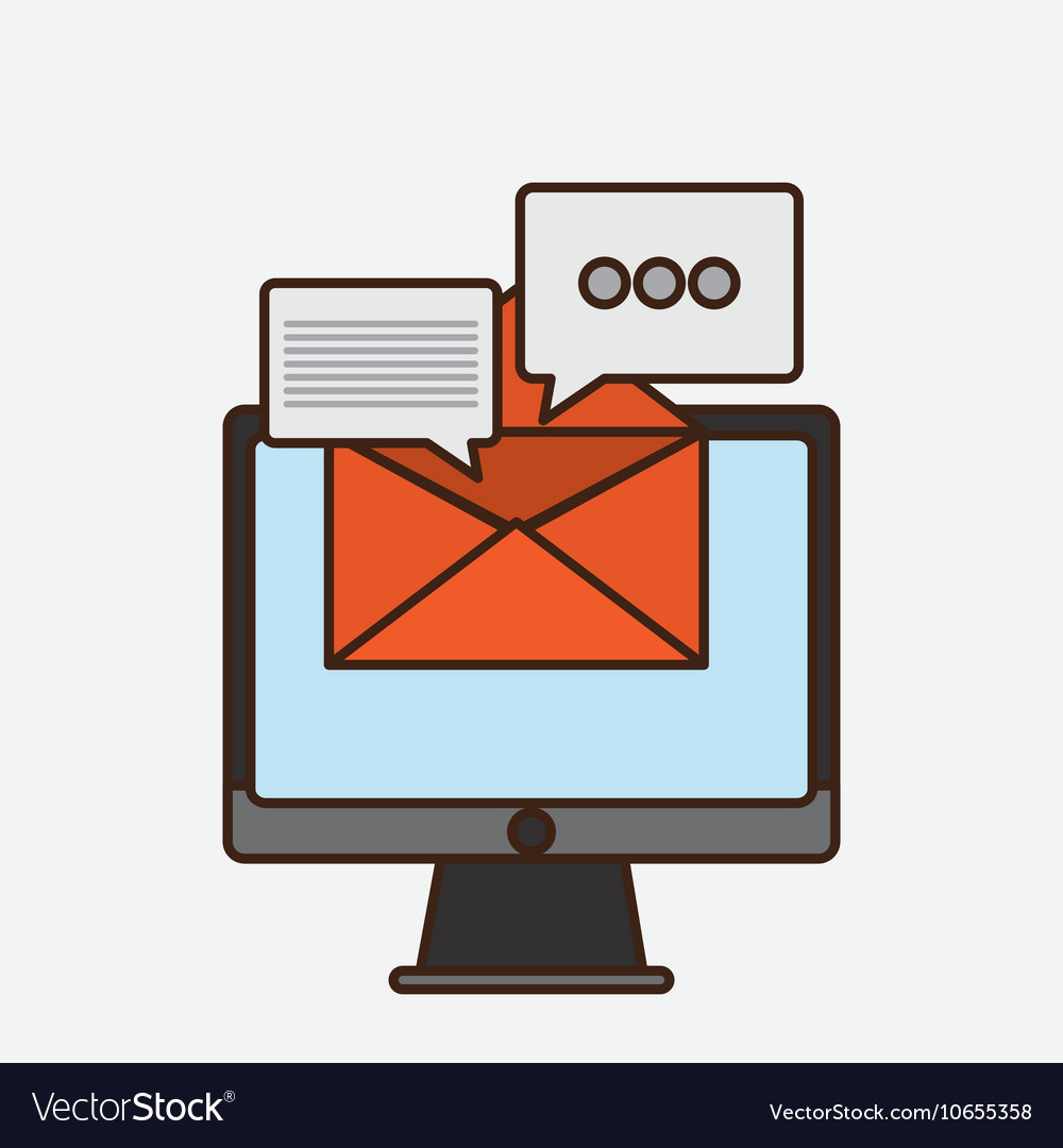 Web messaging through computer image