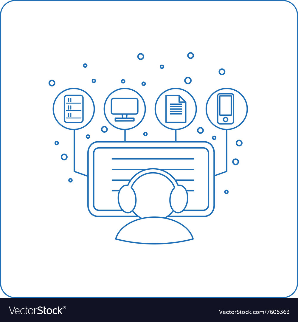 Computer Monitoring Icons