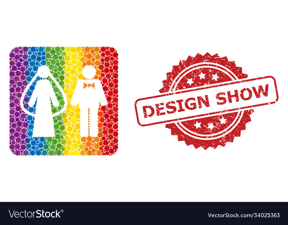 Distress design show stamp und lgbt weds personen