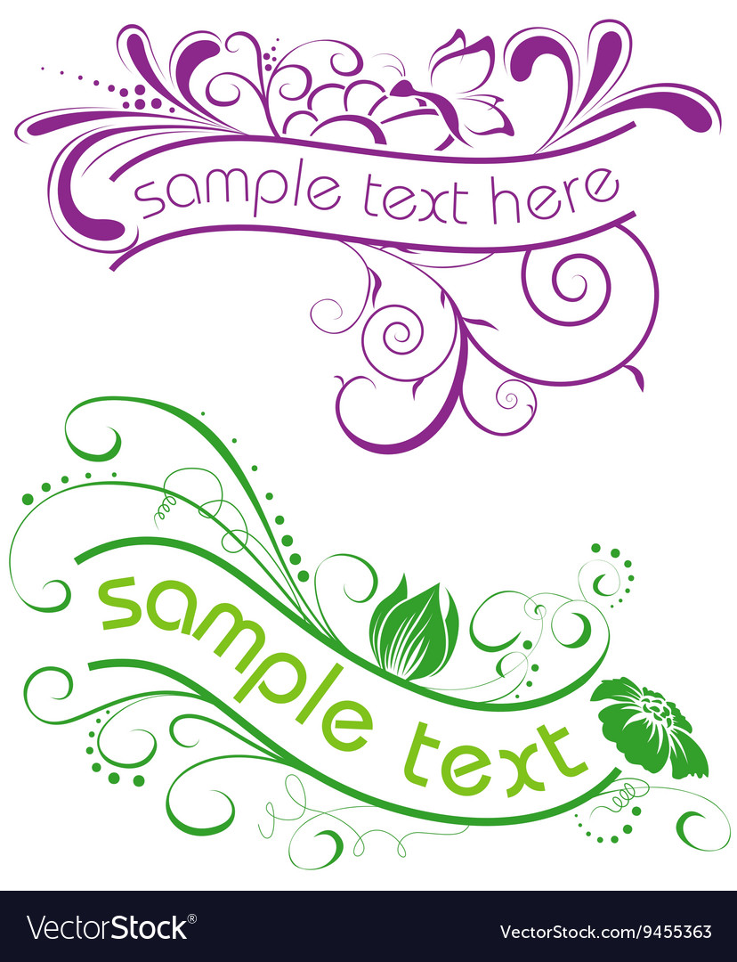 Floral Frame Set - Ornate Patterns