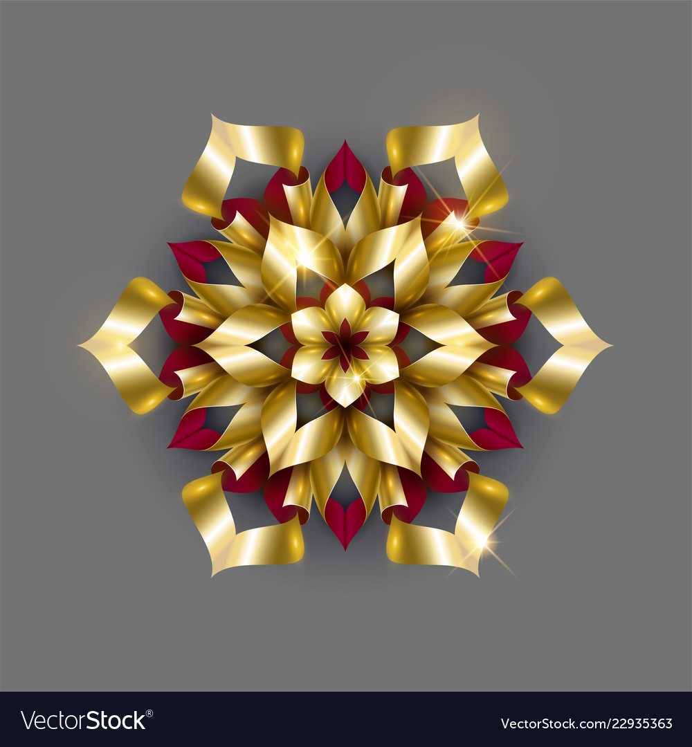 Golden luxury background gold snowflake