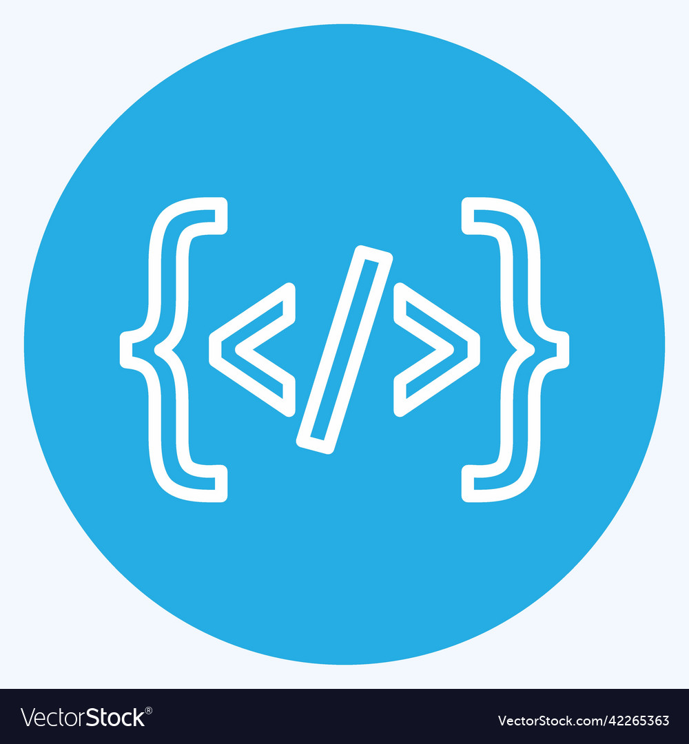 Icon programming suitable for symbol vector image Icon programming suitable for symbol
