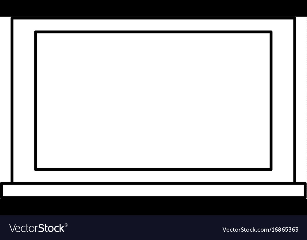 Laptop pc technology Royalty Free Vector Image