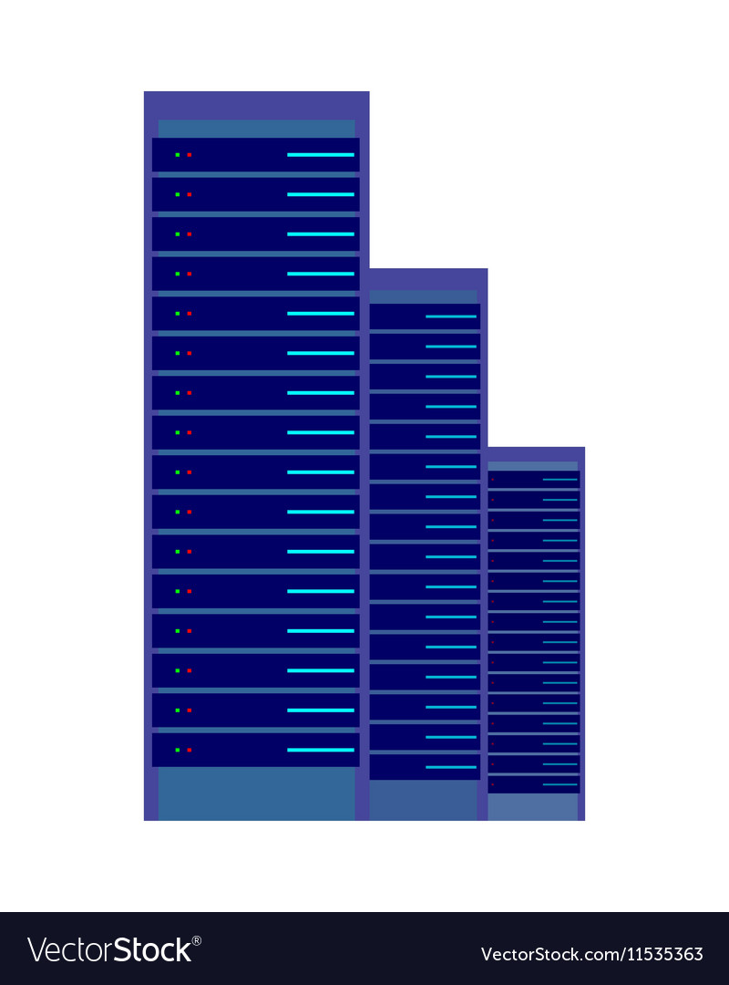 Server and computer networking hardware icon
