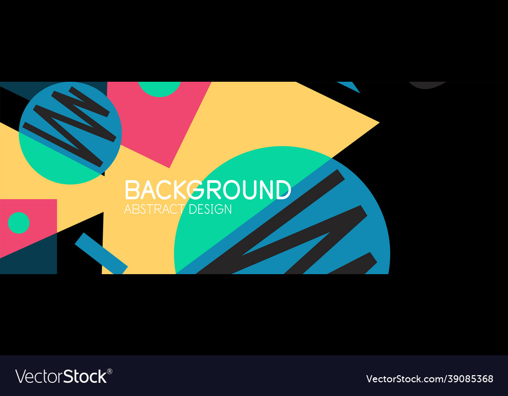 Abstract background with blocks lines geometric vector image Abstract background with blocks lines geometric