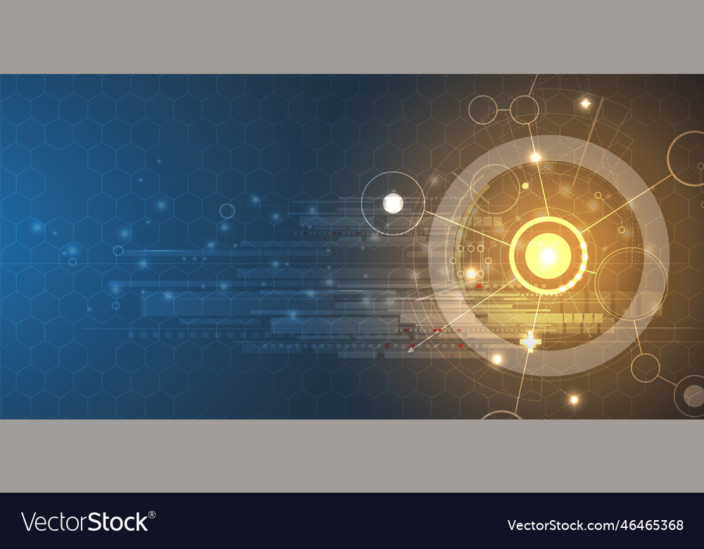 Abstract futuristic circuit computer internet vector image Abstract futuristic circuit computer internet