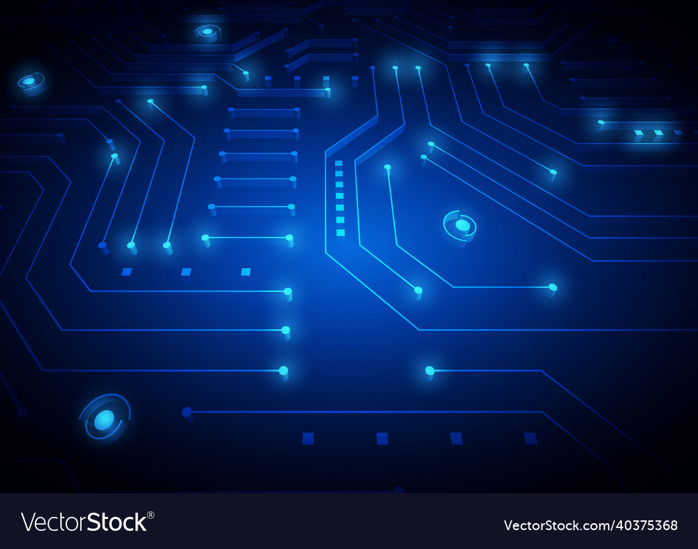 Circuit technology background with hi-tech digital