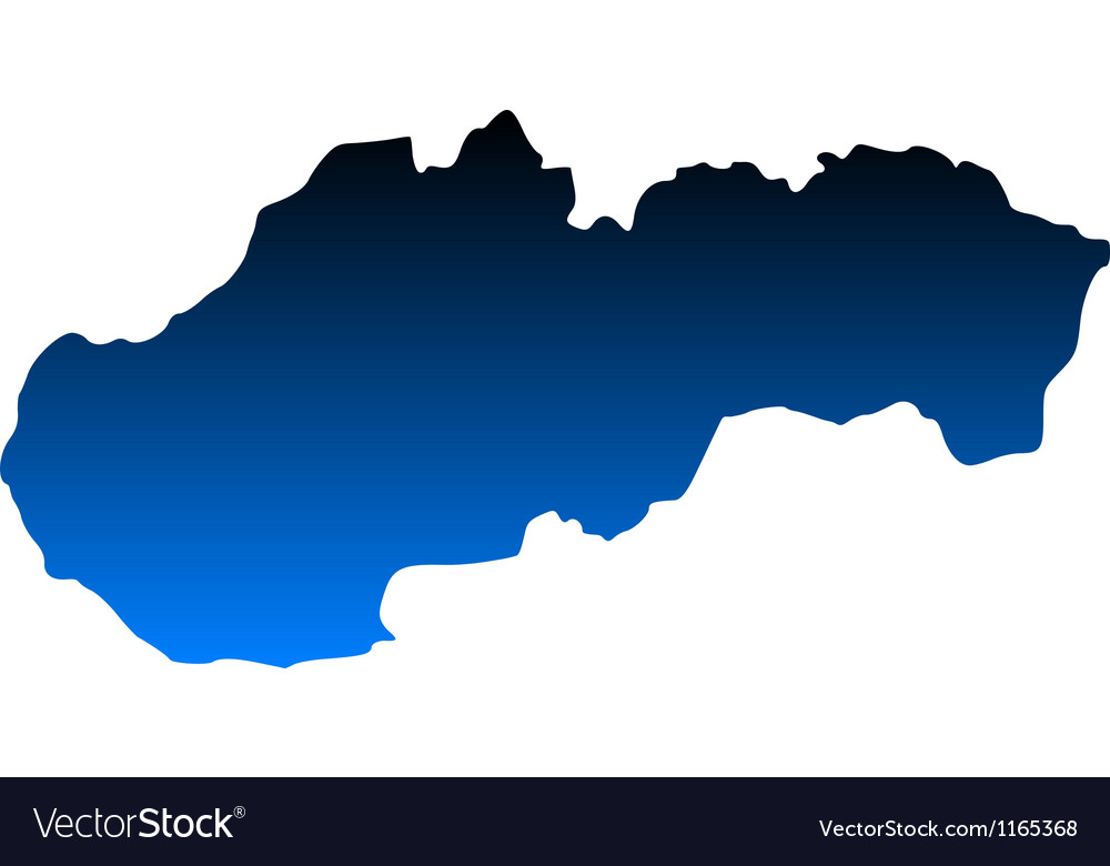 Map of slovakia