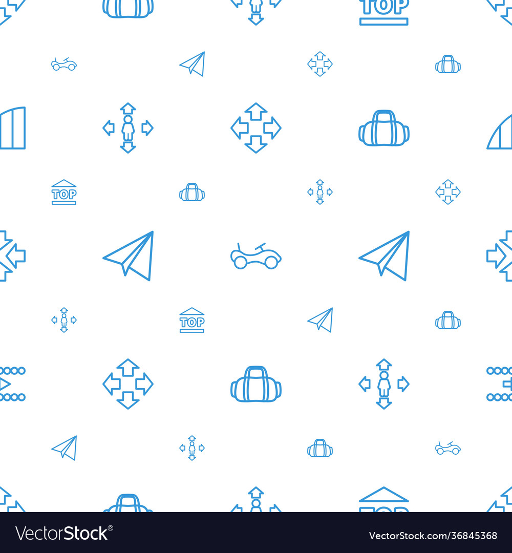 Move icons pattern seamless white background