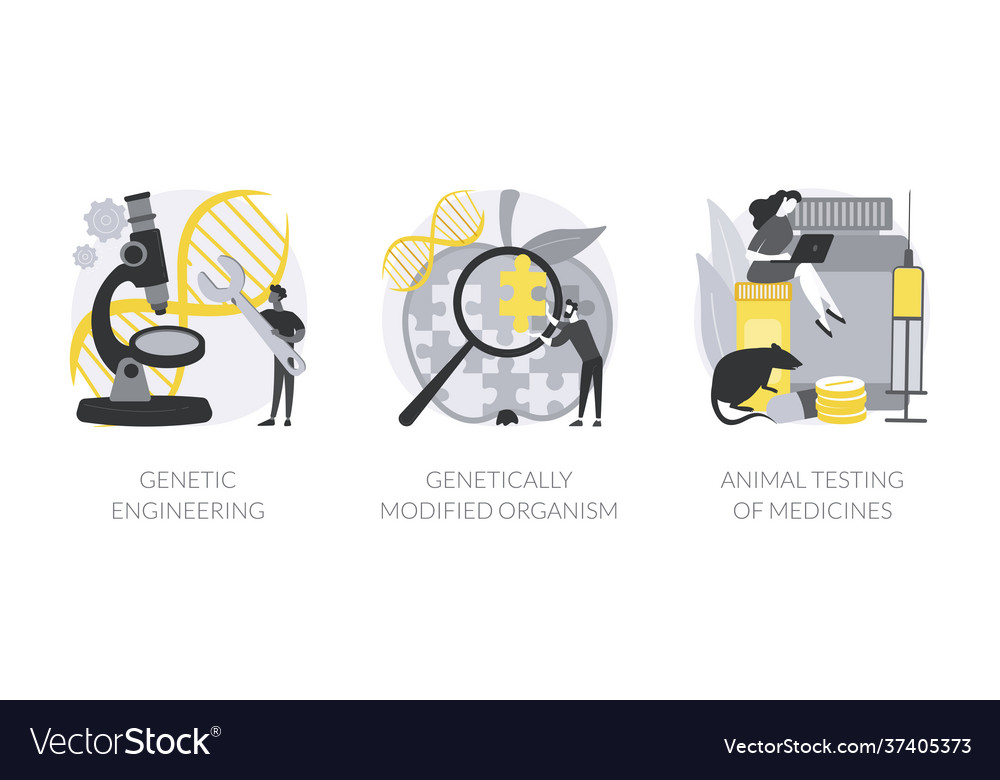 Biotechnology abstract concept