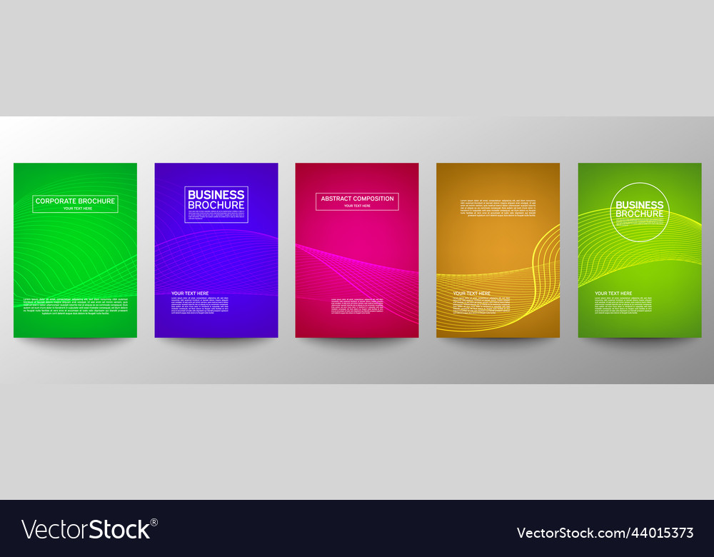 Cover geometric minimal set abstract line pattern vector image Cover geometric minimal set abstract line pattern