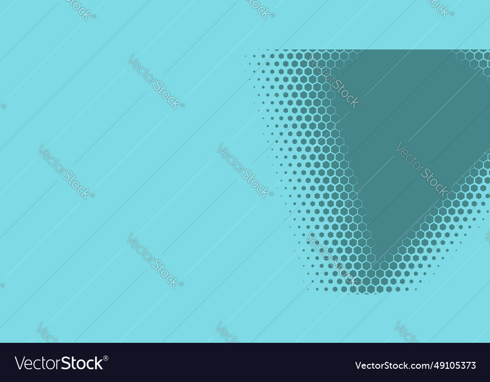 Geometric abstract hexagon two color background