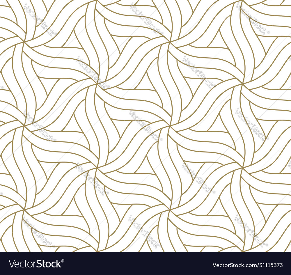 Seamless pattern with abstract geometric line vector image Seamless pattern with abstract geometric line