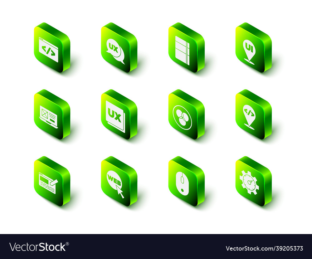Set ui or ux design sketchbook album front end vector image Set ui or ux design sketchbook album front end