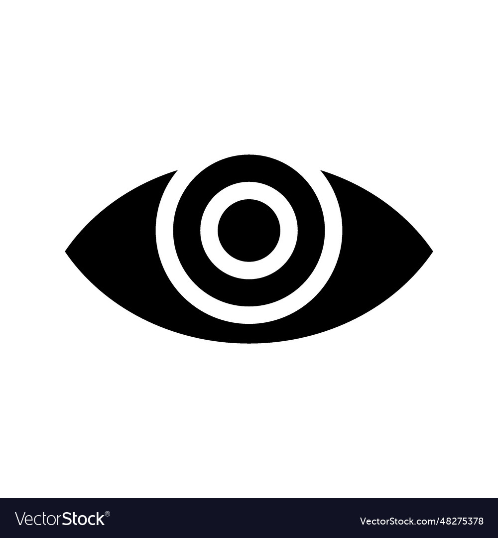 Eye icon Royalty Free Vector Image - VectorStock