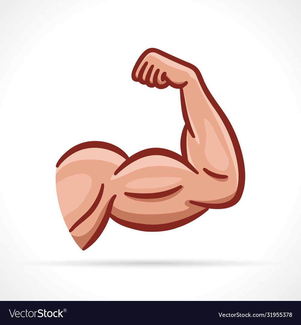 Muscle Arm Clipart Design Royalty Free Vector Image