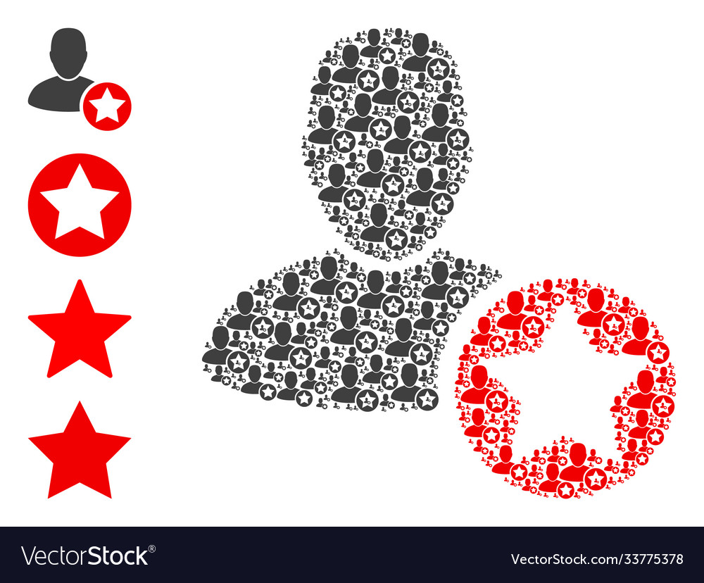 Star favourites person recursive composition