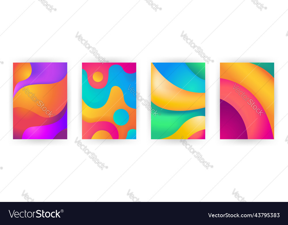 Abstract Fluid Shapes Background