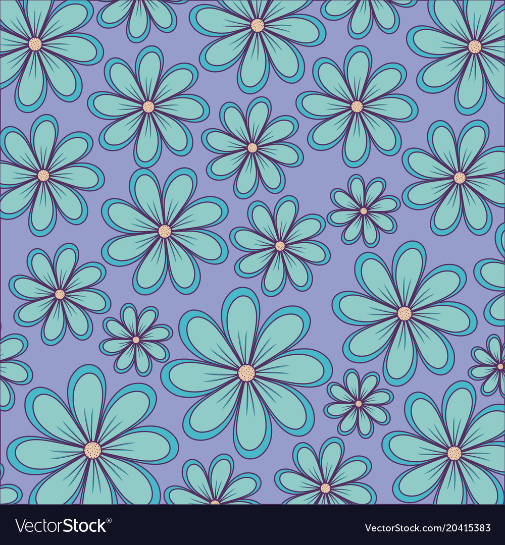 Beautiful flowers background Royalty Free Vector Image