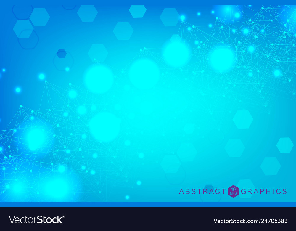Big data visualization background modern Vector Image