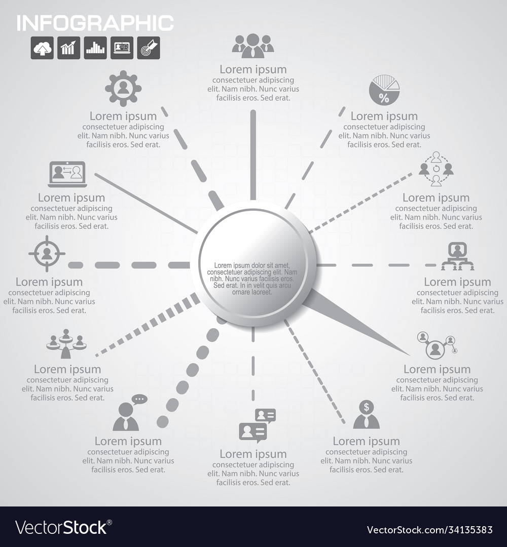 Infographic design template and business concept