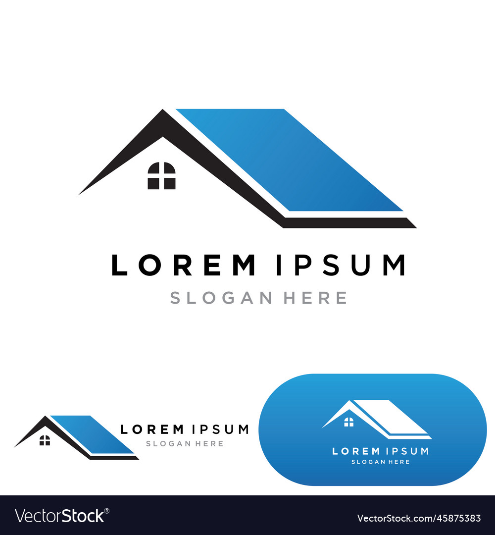 Property And Construction Logo Design Royalty Free Vector