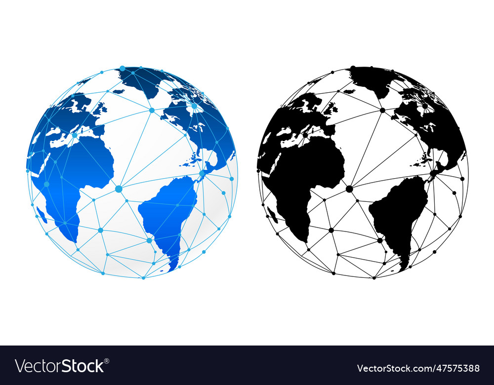 Connection lines indicate technology