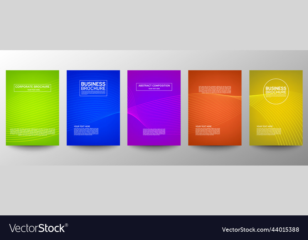 Cover geometric minimal set abstract line pattern vector image Cover geometric minimal set abstract line pattern