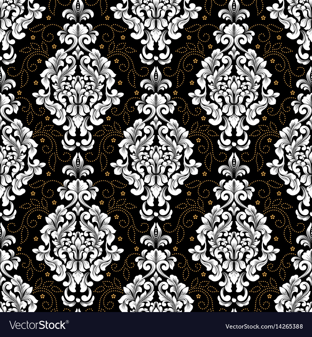 Damask seamless pattern background classical