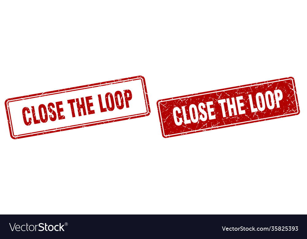 Close loop stamp set square