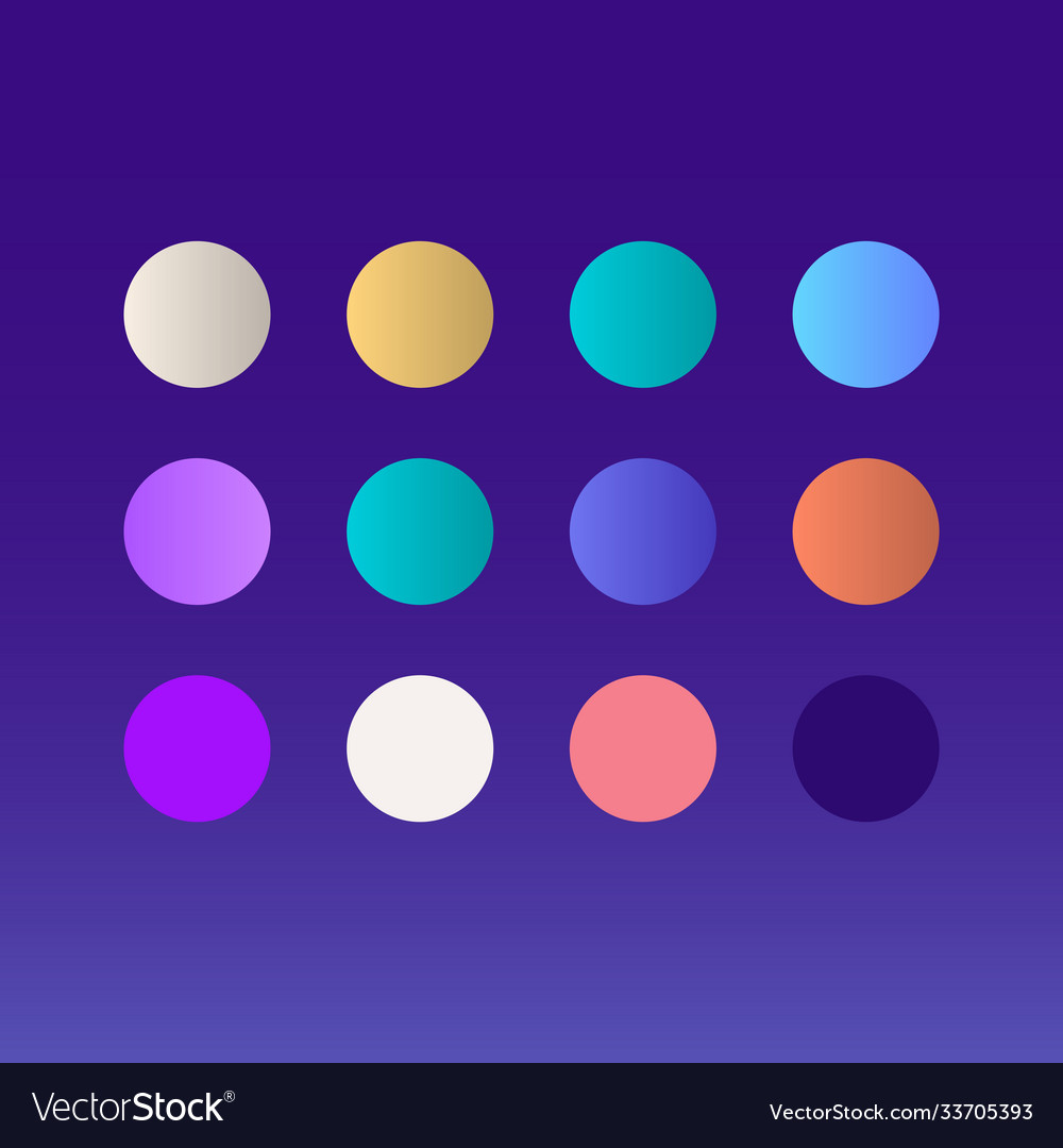 Gradient pallet full color template design