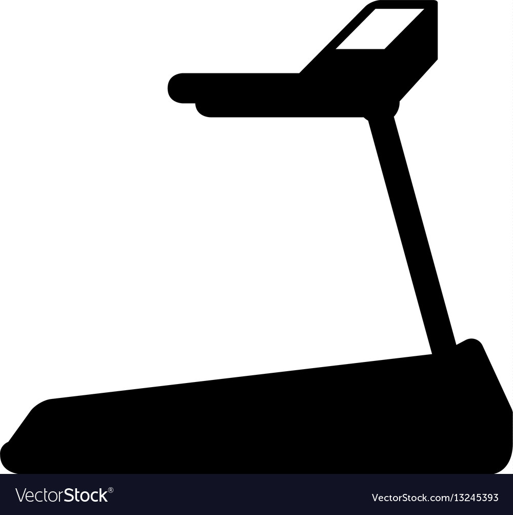 Gym treadmill machine icon